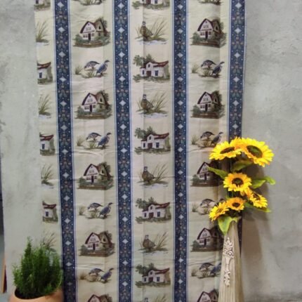 Cortina de calle Alpujarra, Perdices camperas 140x260cm: Para Interior/Exterior, Hecha en España