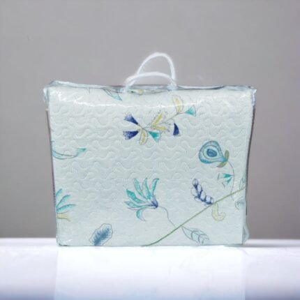 Colcha económica reversible en agua con diseño rameado y cuadrantes de regalo incluidos - Calidad y durabilidad excepcional sin gastar de más