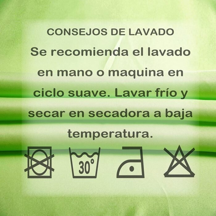 Cortina Salón, Dormitorio, diseño en Liso en Verde Lima Semi Translúcidas con 8 Ojales Medidas Paneles de 140 x 260 cm. - Imagen 2