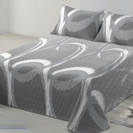 Colcha cama reversible verano en Gris cubrecama Darwin cómoda, durabilidad al lavado el termo sellado de cálida da estilo a cualquier habitación con esta. Decoración cuadrantes de regalo de 50 x70 cm.