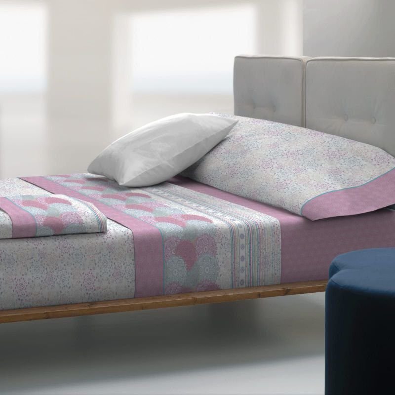 Sabanas Tolra con Altura Premium 30cm. En Color Malva, Estilo T-2658 ,Combinación de 50% Poliéster y 50% Algodón Amplia Variedad de Tamaños y Garantía. - Imagen 2