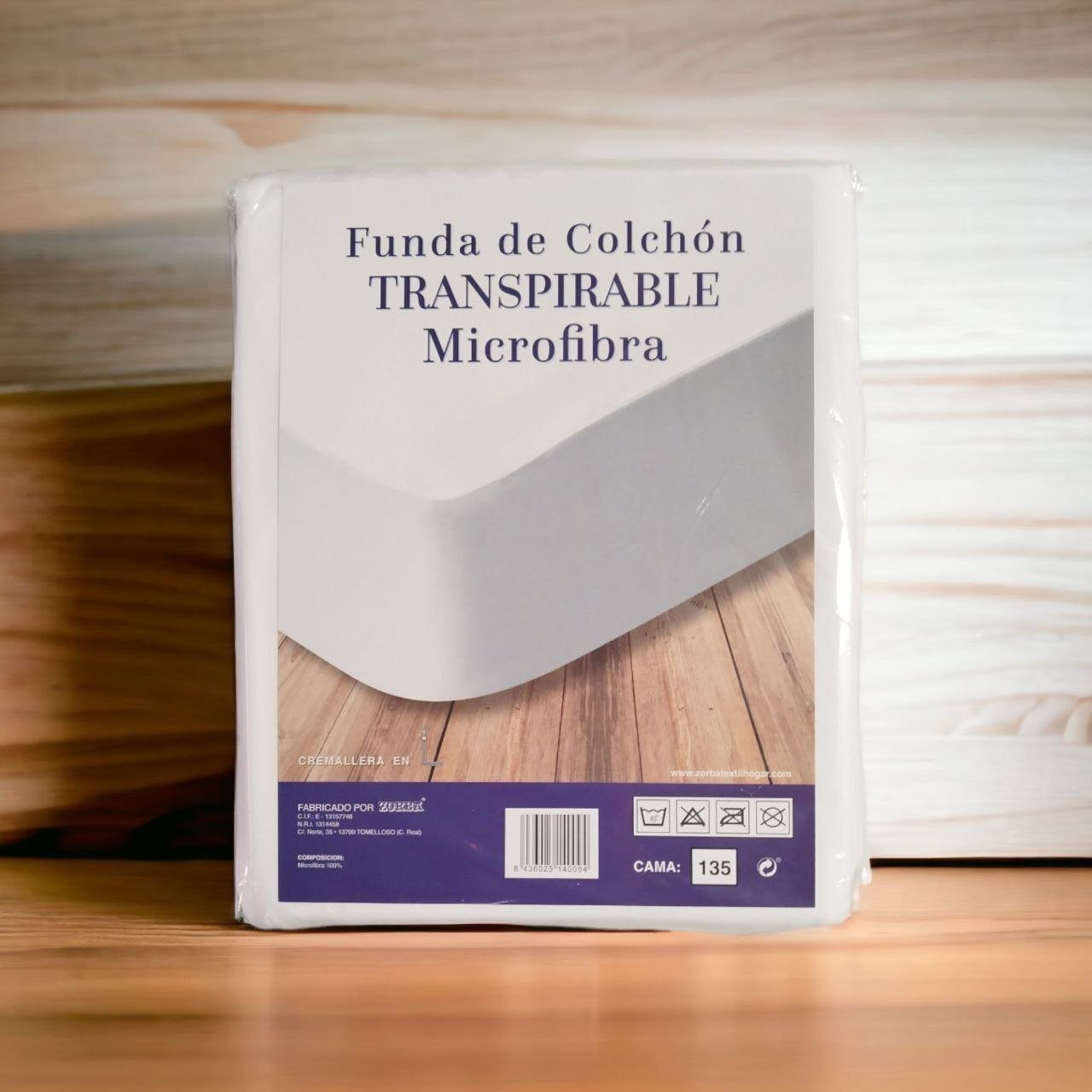 Fundas Colchón 135x190/200cm Blancas, Elásticas y Transpirables - Imagen 8