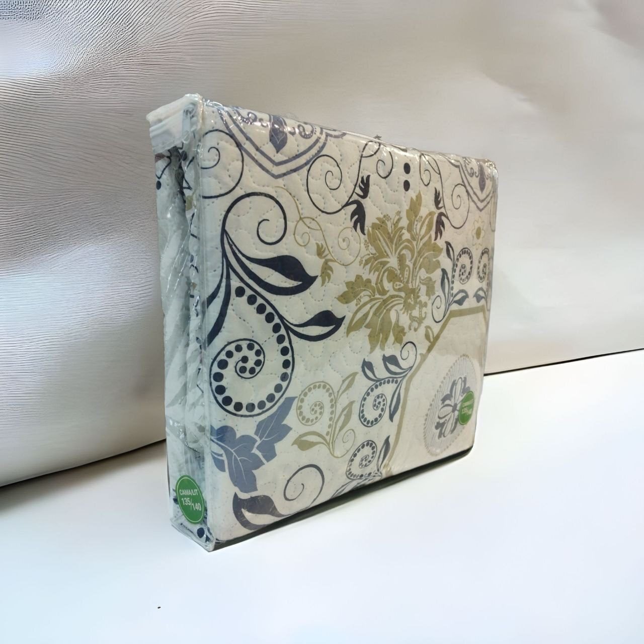Colcha cama Azul reversible verano cubrecama Logan cómoda, durabilidad al lavado el termo sellado de cálida da estilo a cualquier habitación con esta. Decoración cuadrantes de regalo de 50 x70 cm. - Imagen 3