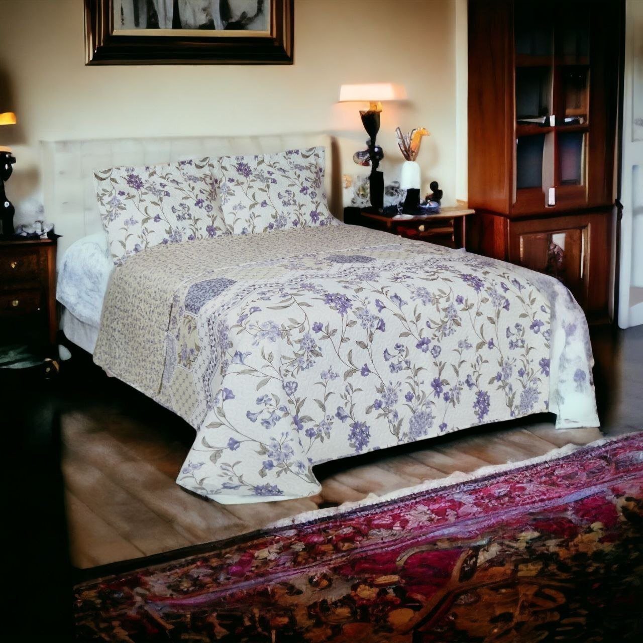 Colcha de verano Estampada Reversible, en varios tamaños Desde 90cm asta 180cm excepcional relación calidad y precio colección,2023-11. - Imagen 3