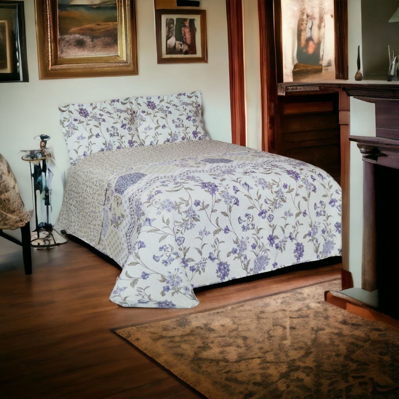 Colcha de verano Estampada Reversible, en varios tamaños Desde 90cm asta 180cm excepcional relación calidad y precio colección,2023-11. - Imagen 6