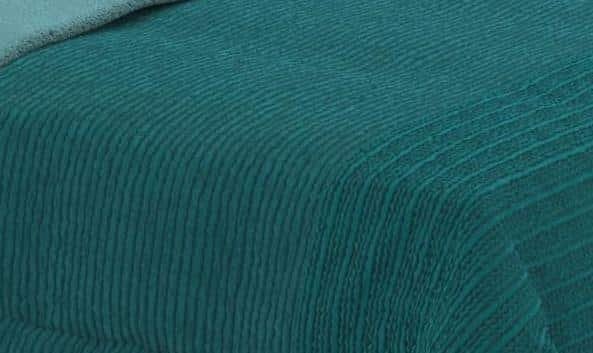 Edredón Nórdico Sherpa Aqua Jacquard Liso 600 g - Imagen 2