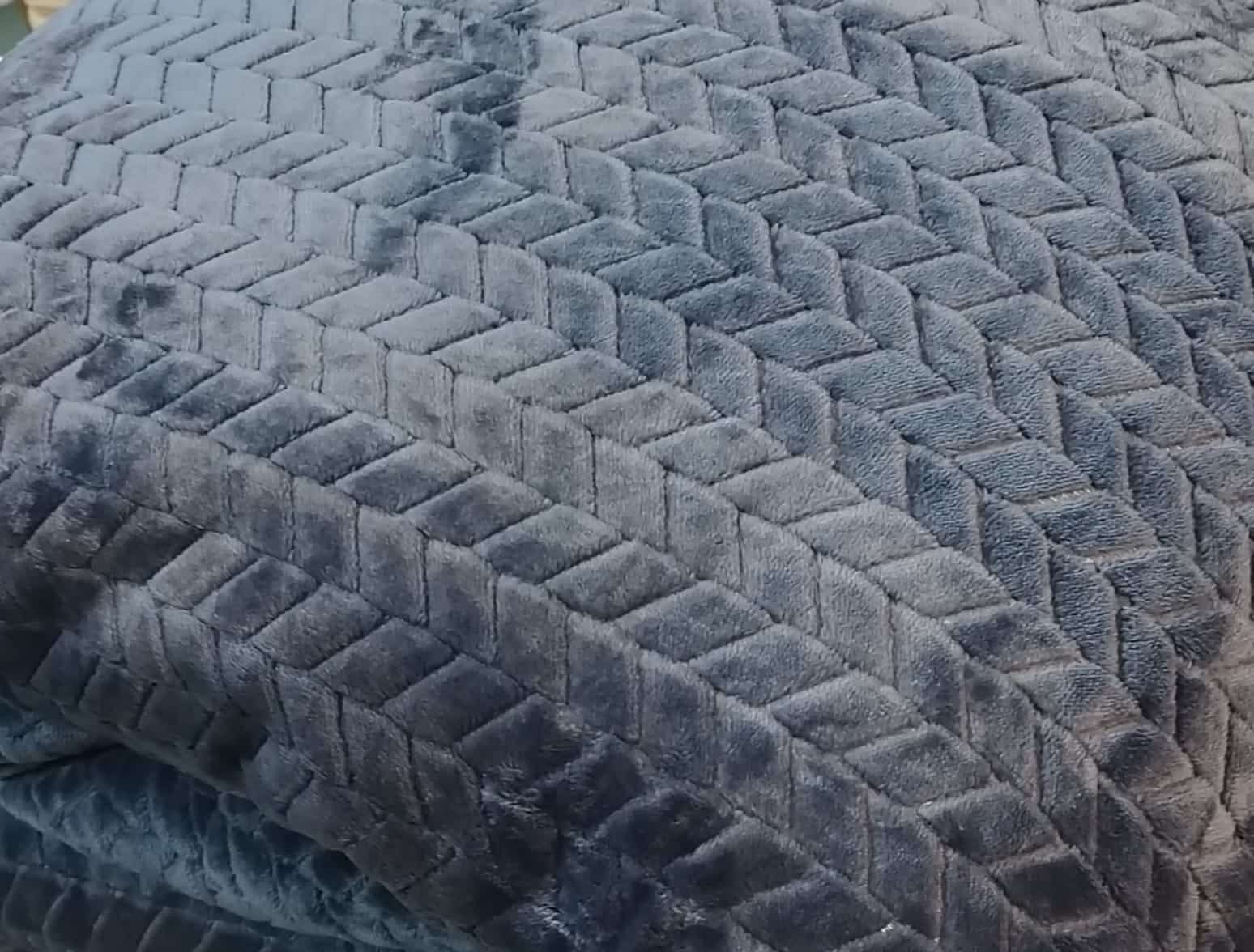 Edredón Nórdico Sherpa Gris Jacquard Espiga 600 g - Imagen 6