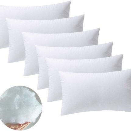 Pack 6 Rellenos Cojín 50x70cm Antialérgicos y Firmes