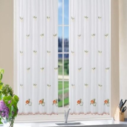 Visillos Ajustables para Cocina 1m - Doble Altura