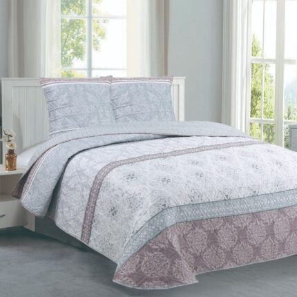 Colcha de cama verano estampada reversible FOREST, en  Tricolor varios tamaños. Desde 90cm hasta 180cm excepcional relación calidad y precio