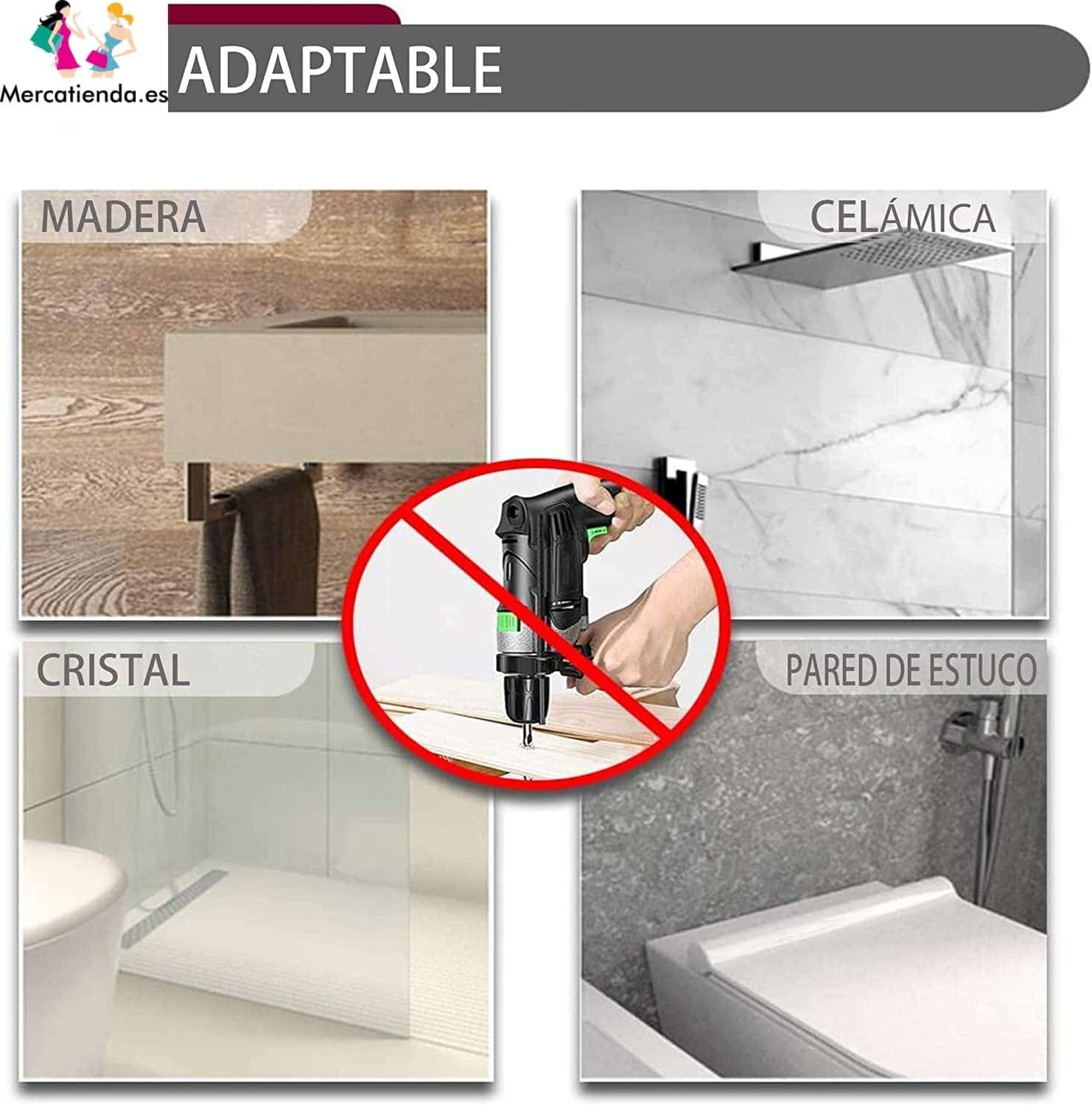 Barra Extensible Ajustable 25mm - Montaje Fácil Sin Taladro - Imagen 5