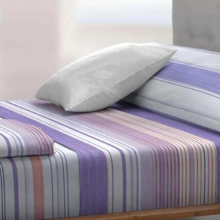 Juego de Sábanas Tolrá Estilo 2659 color Lila. Sábanas Tolrá de verano. Calidad premium