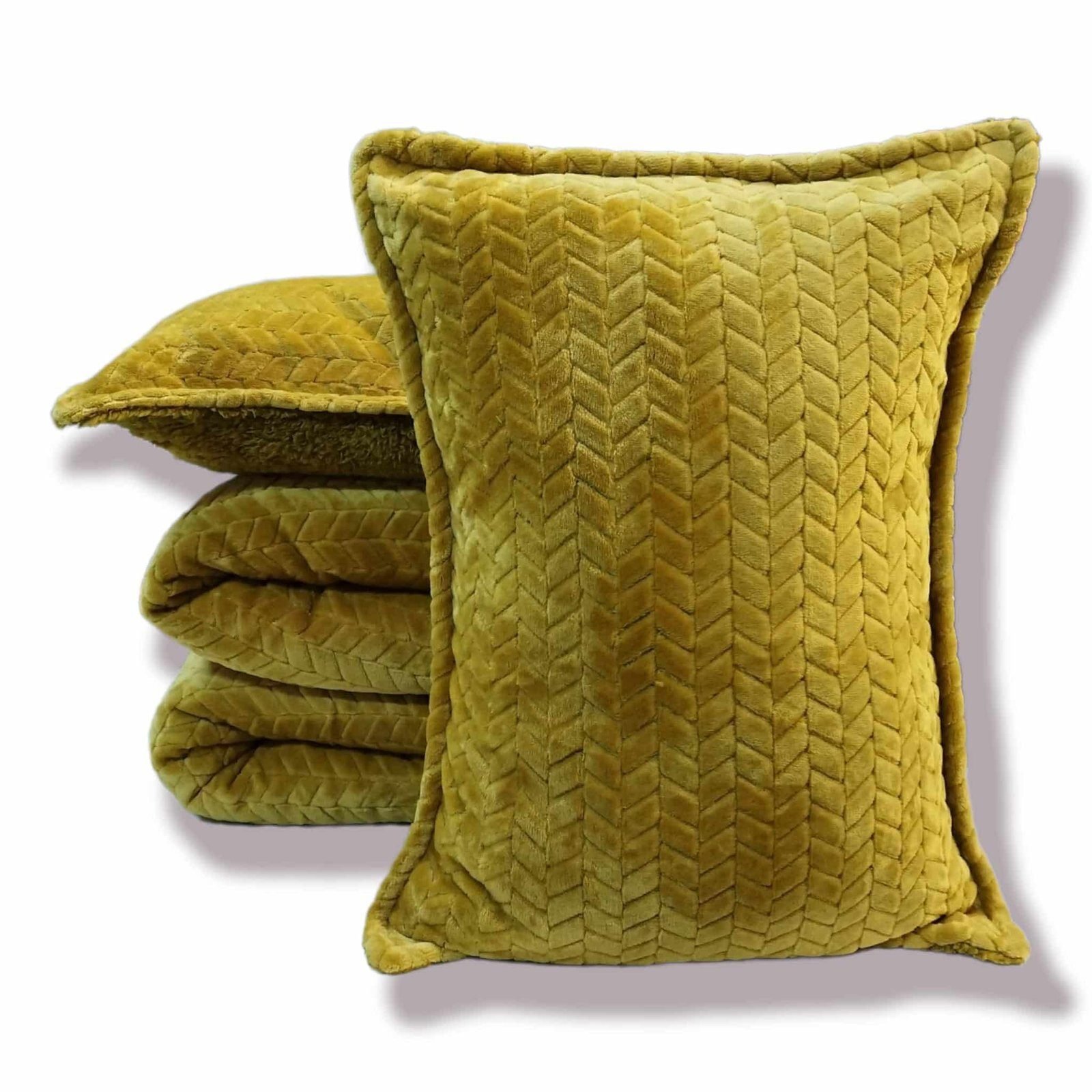 Edredón Nórdico Sherpa Amarillo 600grs + Fundas - Imagen 2