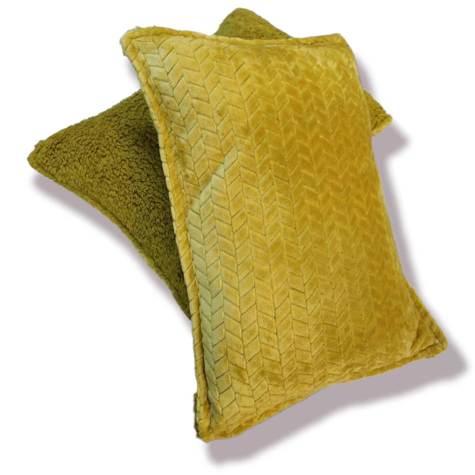Edredón Nórdico Sherpa Amarillo 600grs + Fundas - Imagen 5