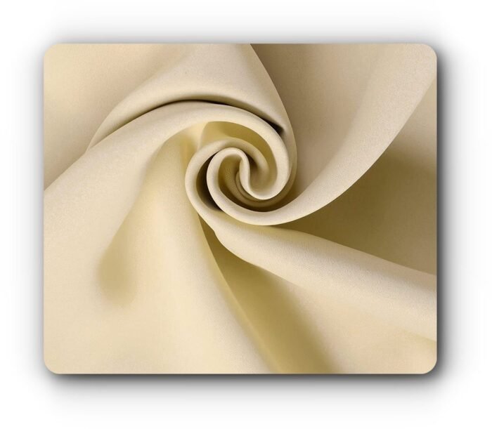 Cortina Opaca Lisa en Beis claro Suave Salón ,Dormitorio con 8 Ojales de Acero Paquete 1 Piezas de 140x260cm. - Imagen 4