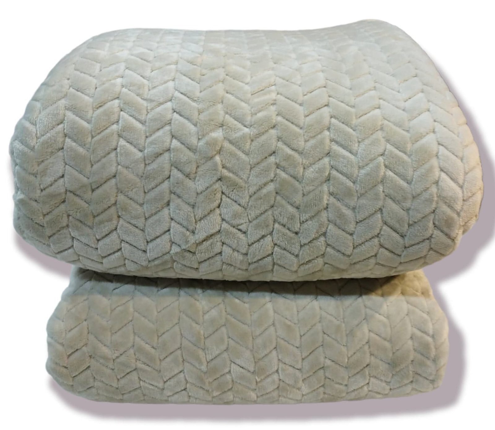 Edredón Sherpa Nórdico Cama Topo Jacquard Espiga: Sedalina Tacto Peluche, Sherpa Interior, 600grs Gramaje, 260cm Largo + Fundas Almohadas Regalo 50x70cm. - Imagen 6