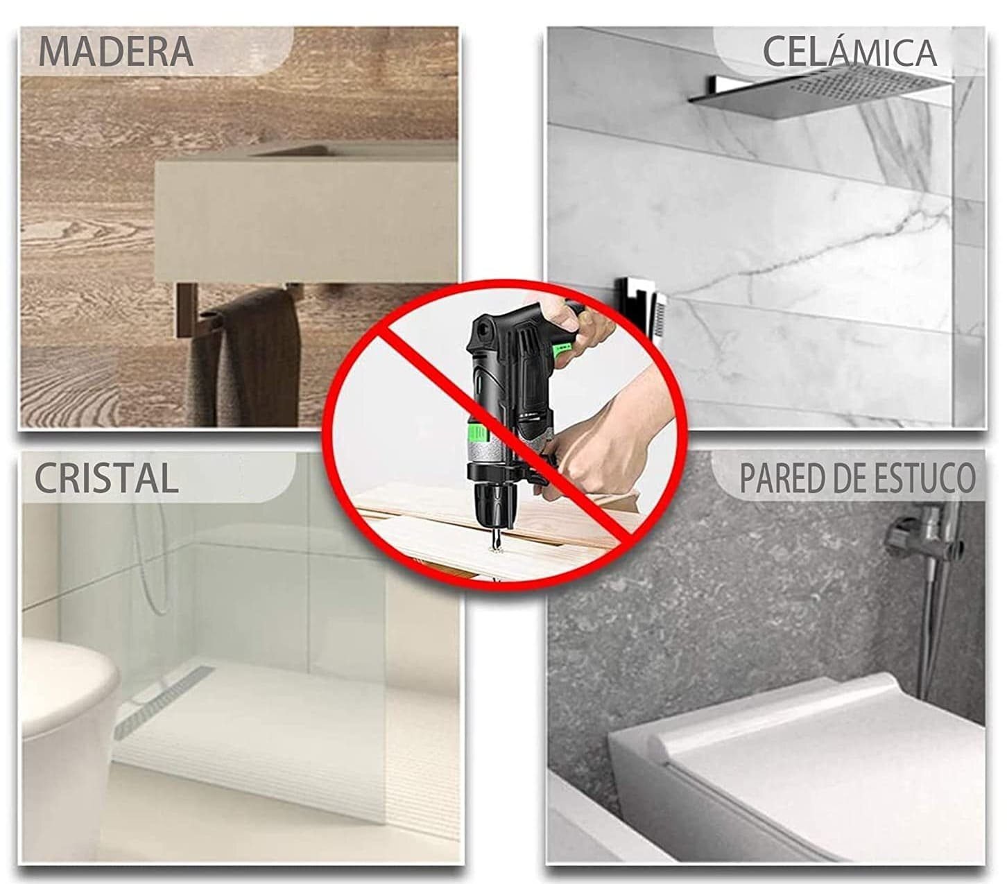Barra Extensible de Aluminio 25mm - Montaje Fácil Sin Taladro - Imagen 2