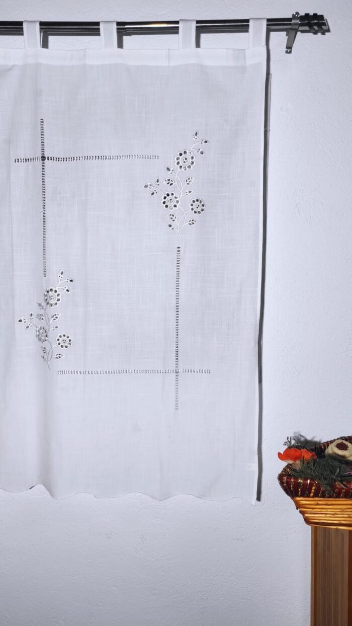 Cortinas Rústicas Bordadas para Cocina y Más - 100-150cm - Imagen 6