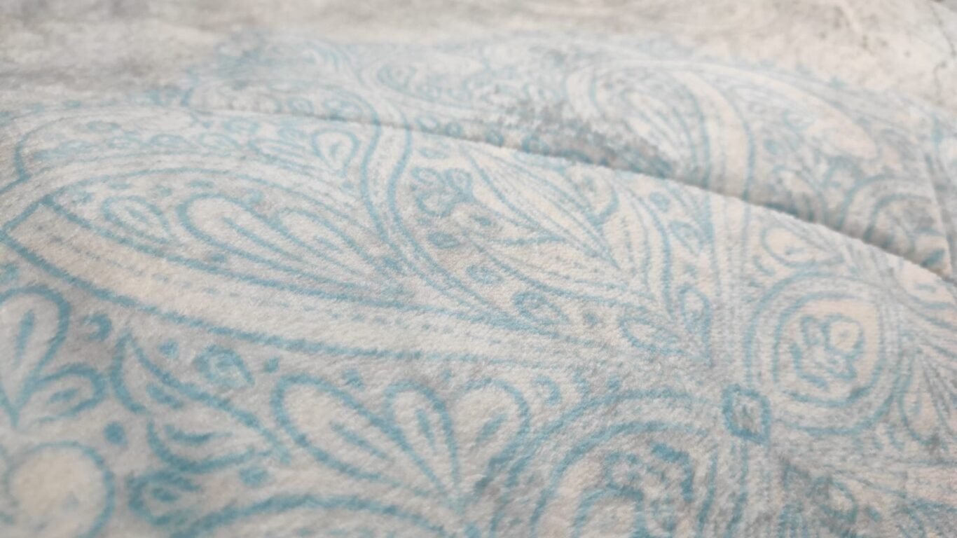 Edredón Nórdico de Invierno ZAMBIA 30 en Sedalina y Sherpa de 700 g - Colcha de invierno Azul para Cama 135/150 cm- 240x270cm. - Imagen 5