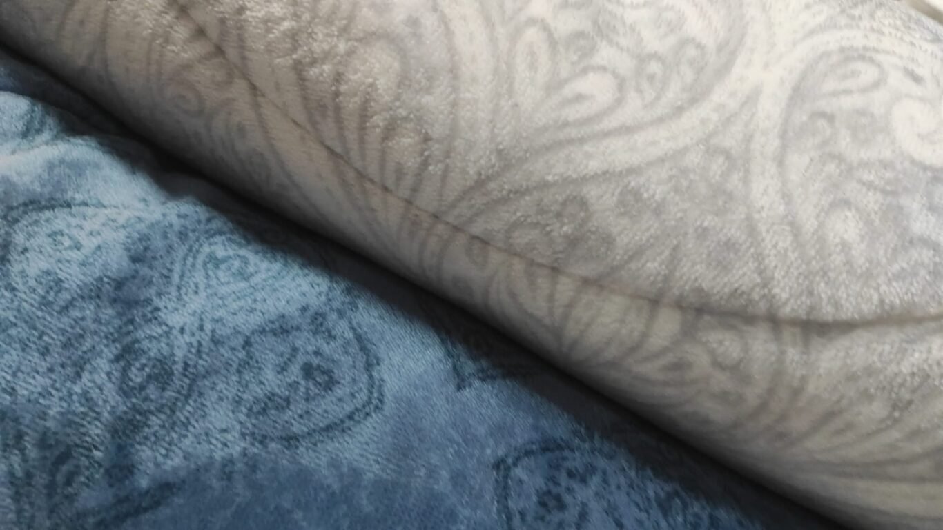 Edredón Nórdico de Invierno ZAMBIA 30 en Sedalina y Sherpa de 700 g - Colcha de invierno Azul para Cama 135/150 cm- 240x270cm. - Imagen 6