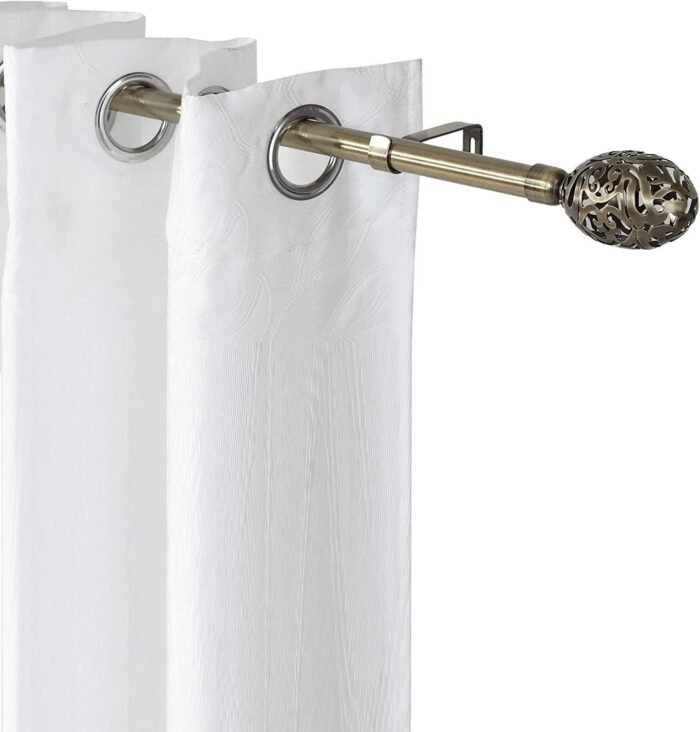 Barra Extensible Cortina M-Sevilla 19-16mm Acero Oro