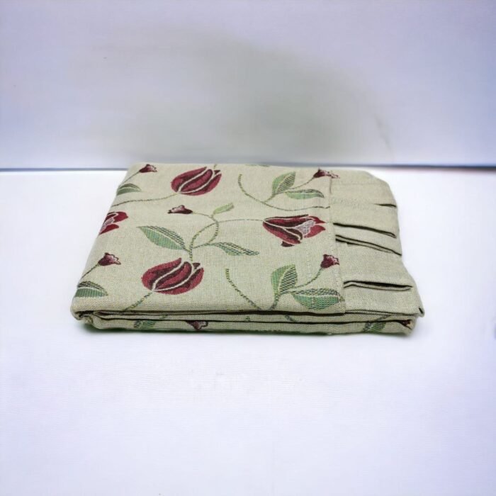 Cortina Alpujarra Tulipán Granate 140x260 cm – Interior y Exterior con Diseño Tradicional Hecha en España - Imagen 3