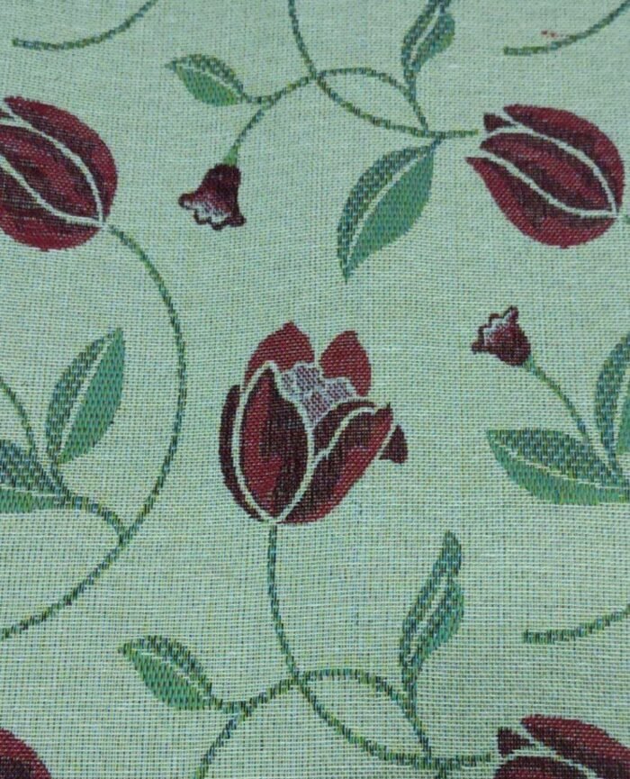 Cortina Alpujarra Tulipán Granate 140x260 cm – Interior y Exterior con Diseño Tradicional Hecha en España - Imagen 4