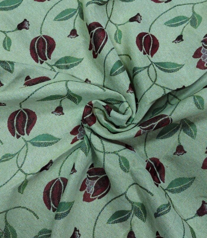 Cortina Alpujarra Tulipán Granate 140x260 cm – Interior y Exterior con Diseño Tradicional Hecha en España - Imagen 5