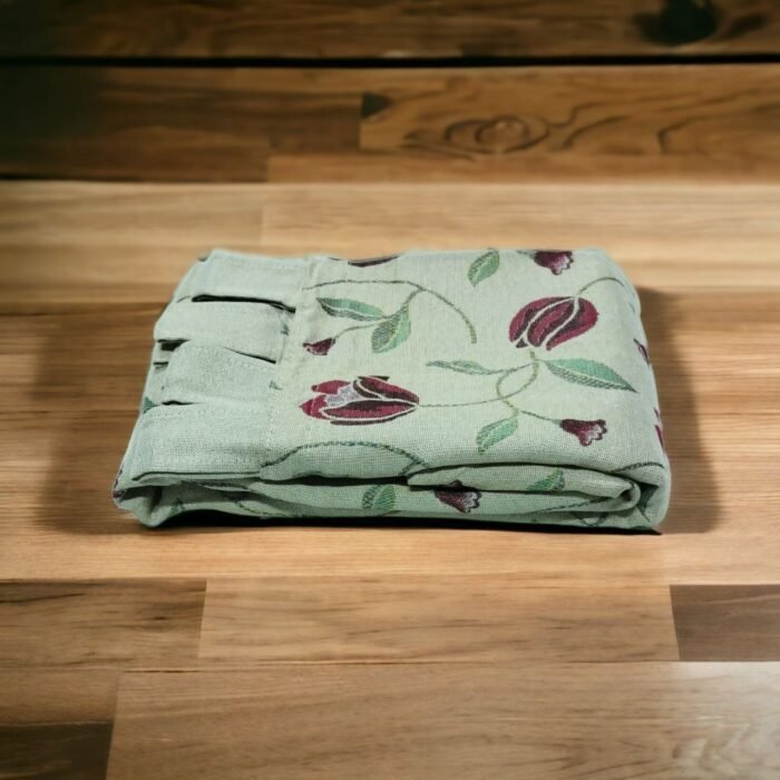 Cortina Alpujarra Tulipán Granate 140x260 cm – Interior y Exterior con Diseño Tradicional Hecha en España - Imagen 6