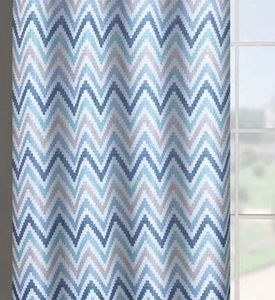Cortinas para Ventana Salón, Dormitorio ,Habitación, sala, color Azul en cizas Ojales de Acero 1 en venta.