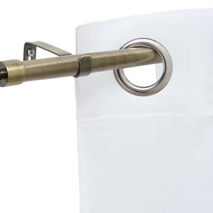 Barra Extensible para Cortina con Estilo Moderno y Pedrería