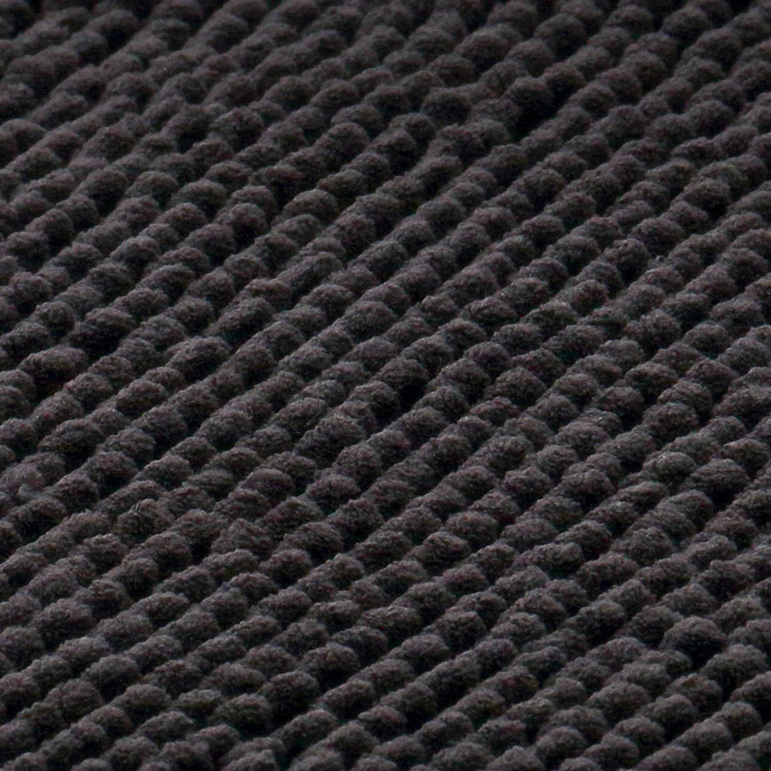 Alfombra Baño ,Cocina ,Mascota, En Negro, Antideslizante, Multifuncional ,Felpa Microfibra Chinilla, Suave, Cómoda Y Súper Absorbente Hay Dos Medidas (40X60cm Y 50X70cm). - Imagen 2