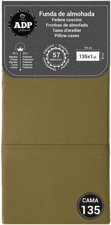 Fundas de Almohada Verde Oliva 50P - 144 Hilos - Imagen 7