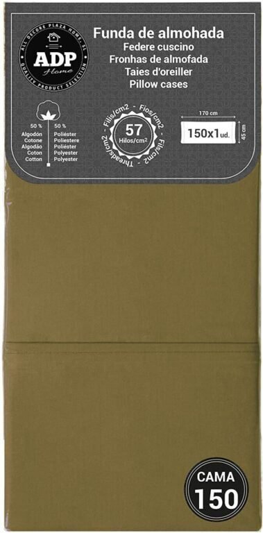 Fundas de Almohada Verde Oliva 50P - 144 Hilos - Imagen 8