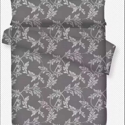 juego funda nórdica con bajera completo Diseño en ramitas Tejido 50% algodón, 50% poliéster.