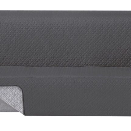 Cubre sofá reversible acolchada Livina gris reversible Perla color diferente por los 2 lados cada funda tiene tacto suave y agradable.