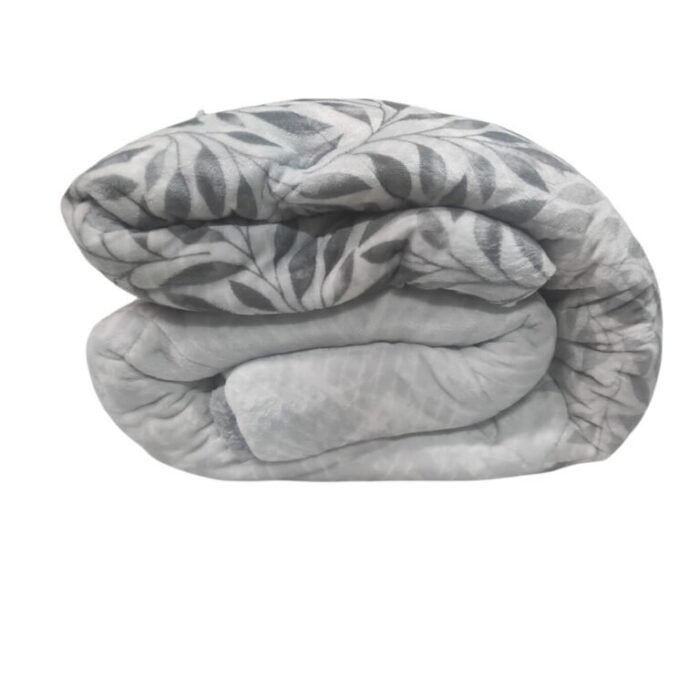 Edredón de Invierno Gris Sedalina 700 gr: Con Sherpa y Cuadrantes Regalo 50x70cm - Imagen 6