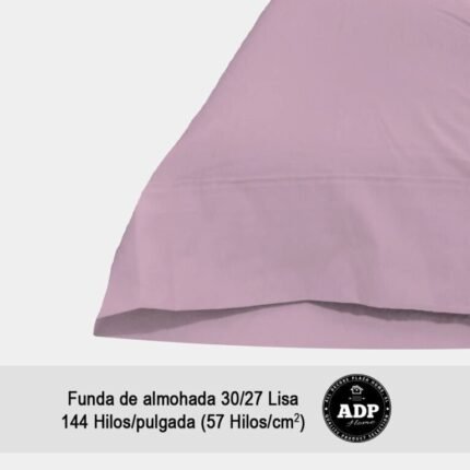 Fundas de Almohada Lila 50P Polialgodón 144 Hilos