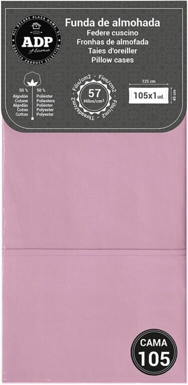 Fundas de Almohada Lila 50P Polialgodón 144 Hilos - Imagen 7