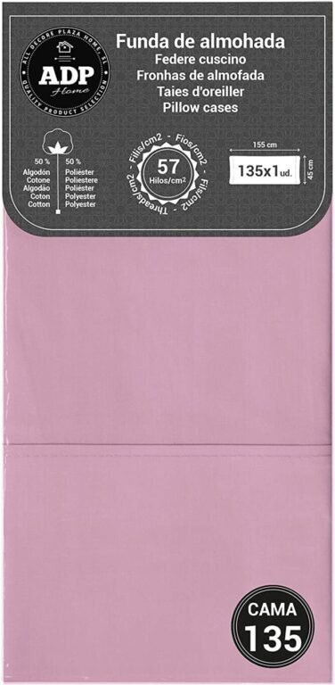 Fundas de Almohada Lila 50P Polialgodón 144 Hilos - Imagen 8