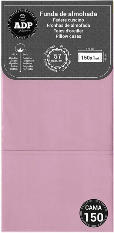 Fundas de Almohada Lila 50P Polialgodón 144 Hilos - Imagen 9