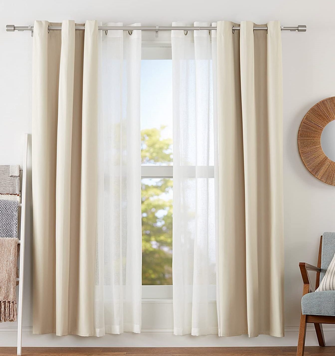 Barra de Cortina Doble Extensible 120-210 cm | Compra Ya - Imagen 5