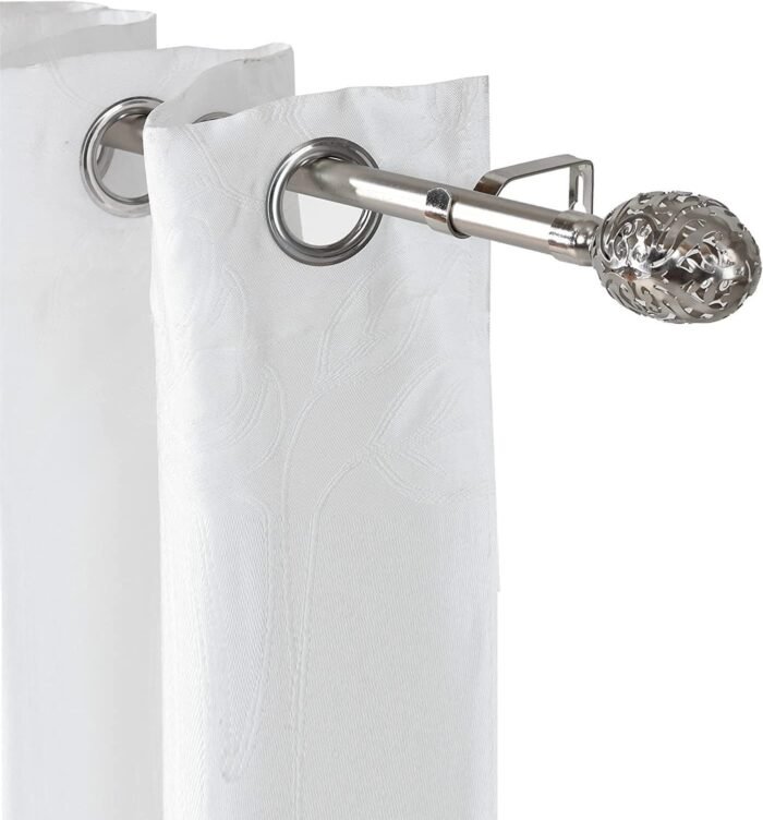 Barras Extensibles Acero Plata M-Sevilla - Cortinas Modernas - Imagen 6
