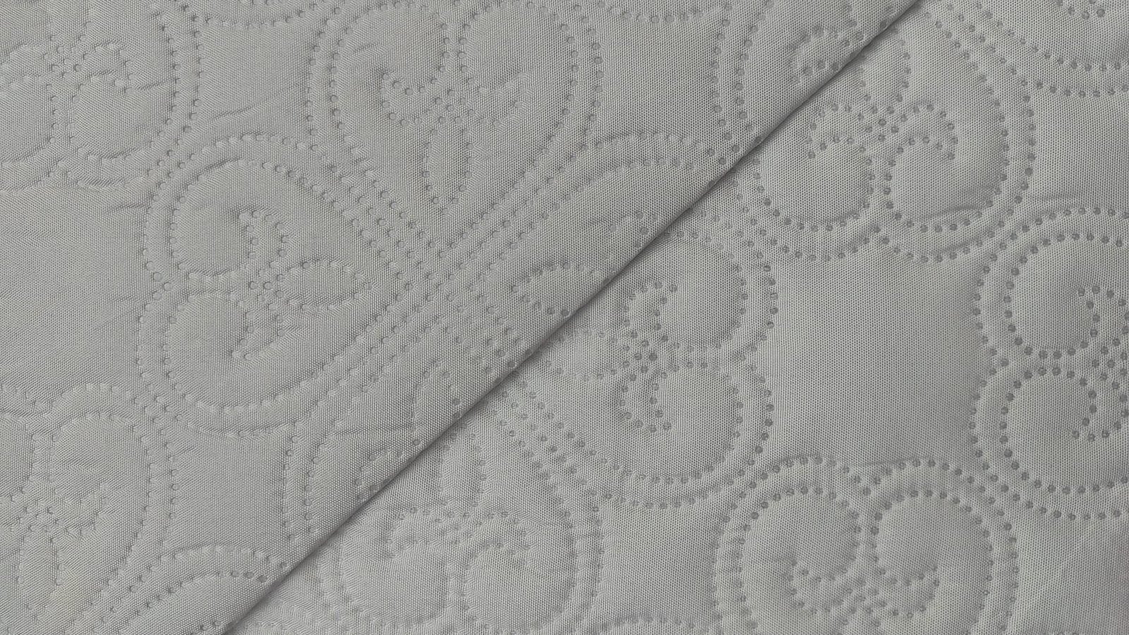 Colcha de Verano Cubrecama Lisa Reversible Sin Cojines. Cubresofá Colección El Molino Modelo Lisa Gris - Imagen 4