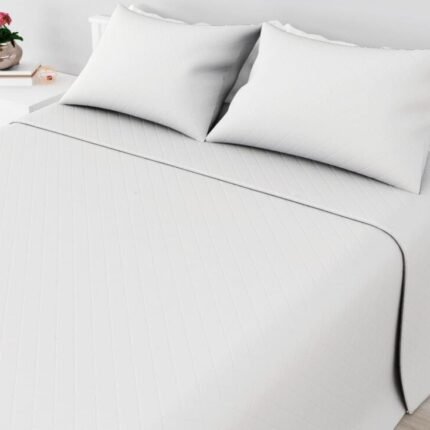 Colcha Reversible Blanca Oporto + Cuadrantes Gratis