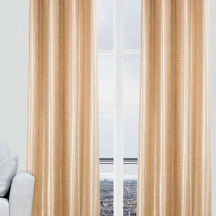 Cortinas semi opaca para salas ,habitación ,salones para cualquier tipo de ventana barcones  color dorado con 8 ollaos de acero.
