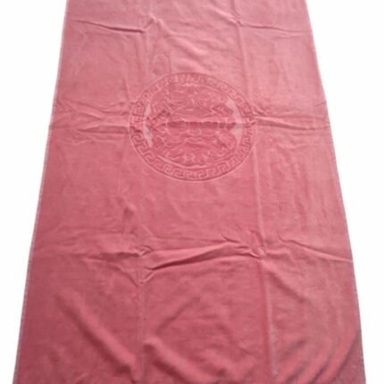 Toalla de baño y Playa 100% algodón Egipcio gran absorción con motivos Egipcio Color Rosa Medidas 90_x_175 cm.