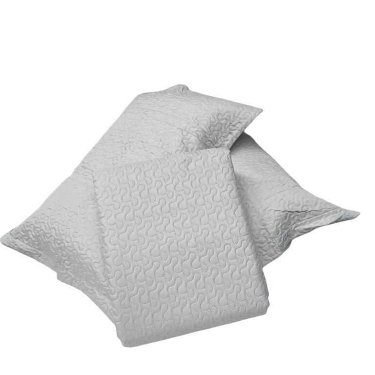 Colcha de verano color Gris reversible en varios tamaños con 2 cojines de regalo 50-x-70 cm excepcional relación calidad y precio. - Imagen 3
