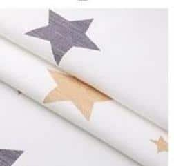 Cortina de Estrellas juvenil en coral Tela para ventanas salas, dormitorios dando privacidad y elegancia un toque señorial Medidas145 x 260cm. - Imagen 2