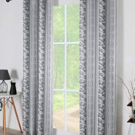 Cortinas semi opacas de ventana salón, dormitorio, salas ,Habitación de color Azul , 8 ojales de acero .